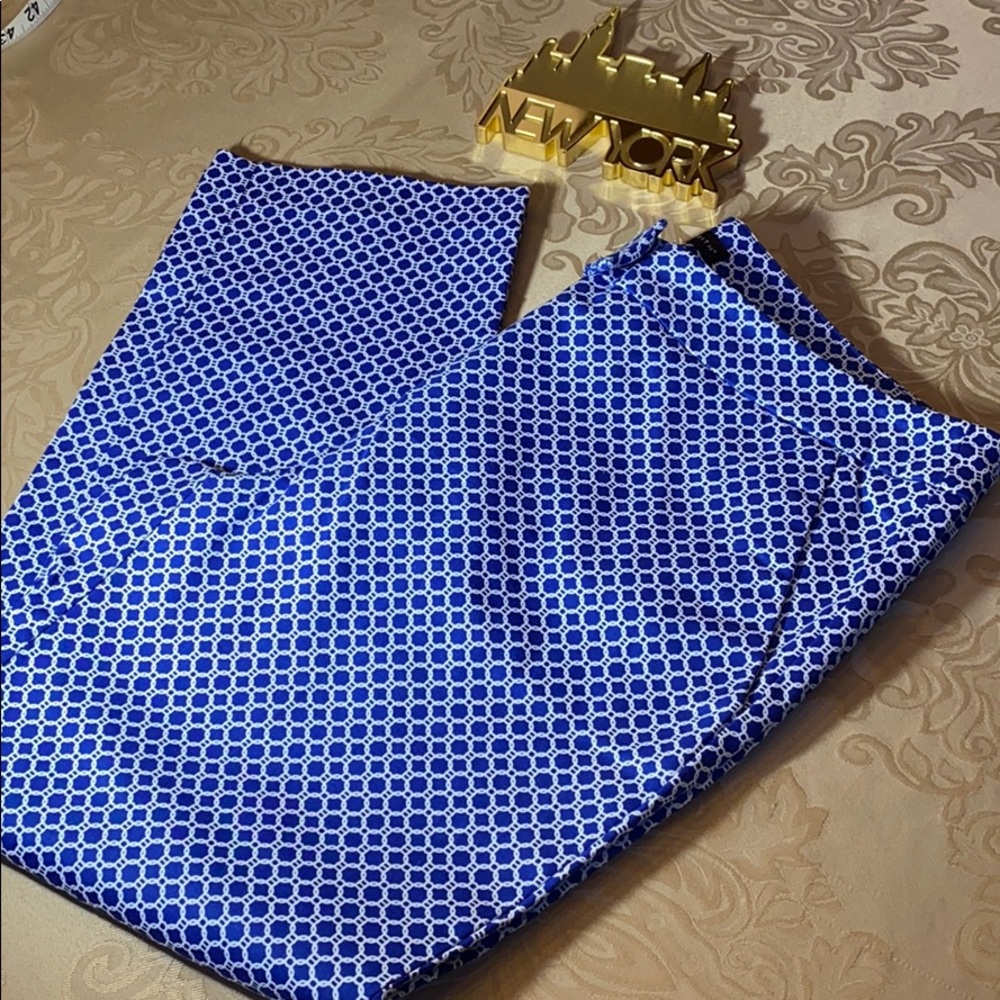 Royal Blue & White Pants Sz 8